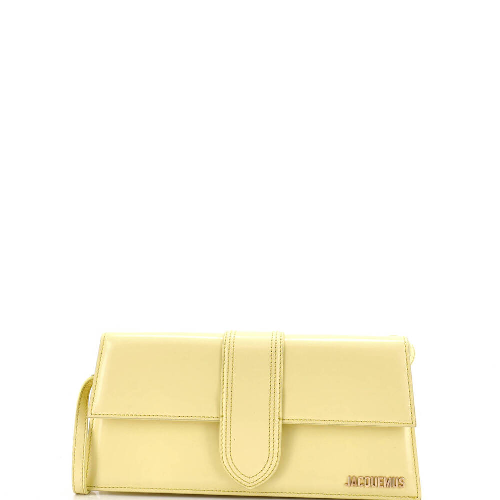 Jacquemus Long Le Bambino Top Handle Flap Bag Leather
